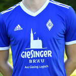 Lade das Bild in den Galerie-Viewer, ORIGINAL FCD x adidas HEIMTRIKOT - Giesinger Bräu - BLAU - FC Deisenhofen
